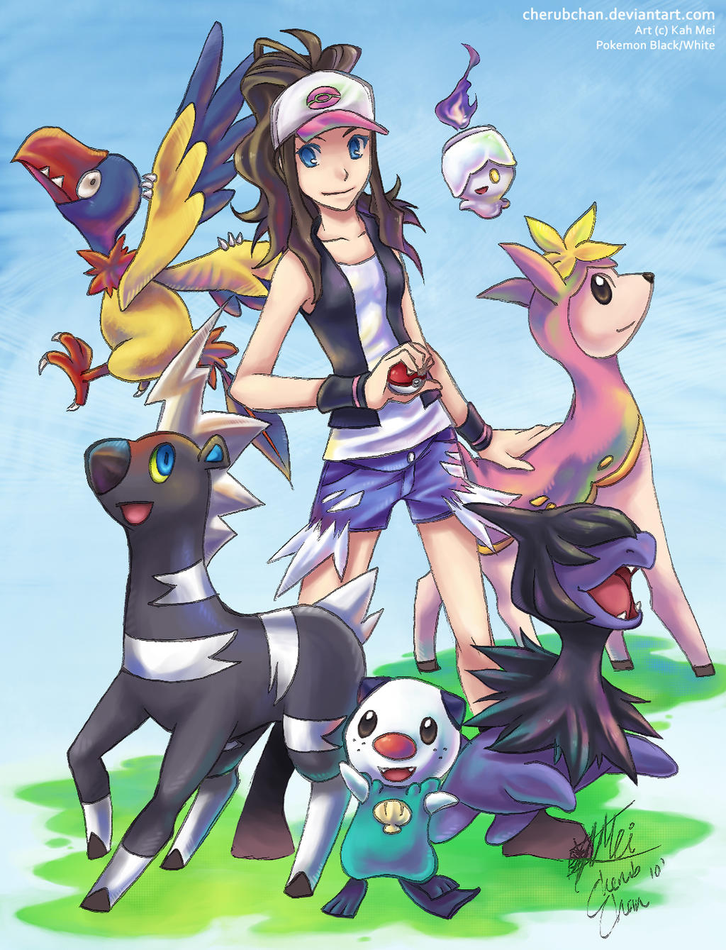 Pokemon Bw To Be Team By Cherubchan On Deviantart Pokemon Bw To Be Team By Cherubchan On Deviantart