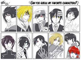 Guess my fav anime characters