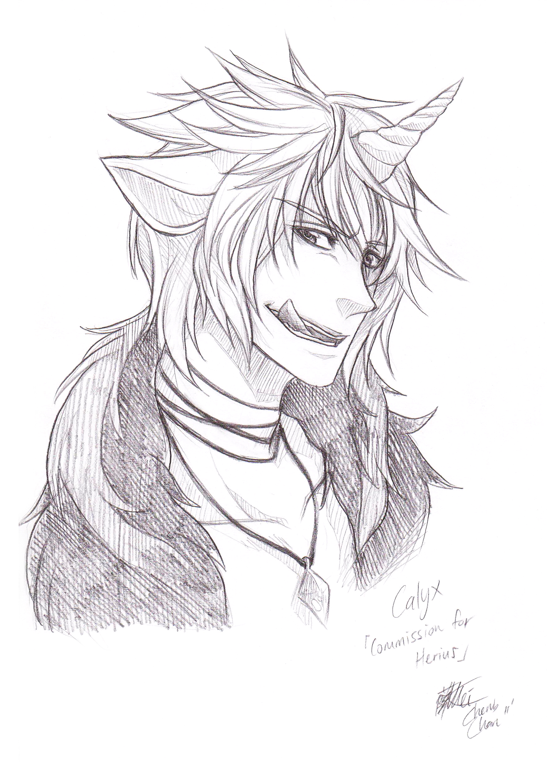 Pencil Sketch Com: Herius