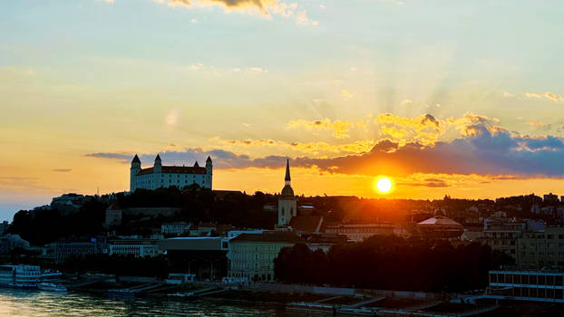 Bratislava sunset