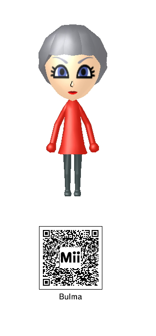 Bulma Mii QR Code