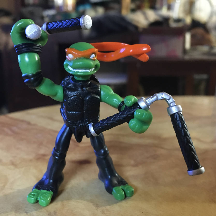 TMNT Mini Mutants Mikey Figure by KnuxtheFanGirl on DeviantArt