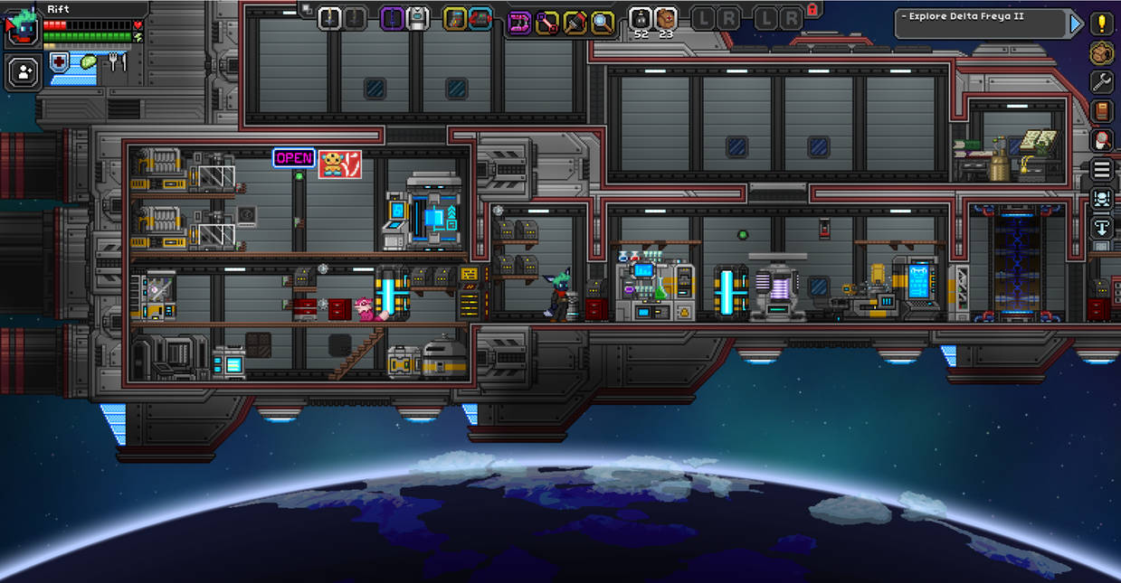 Star Tipped Riftbound Rift ship edits, starbound by Thrisk34 on DeviantArt
