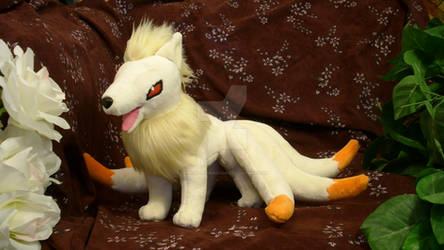 Commission:  Ninetales Plush.