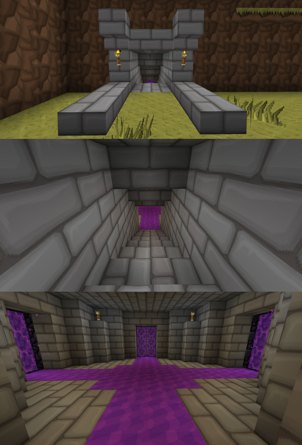 Nether Portal Room by NeonBlacklightTH on DeviantArt