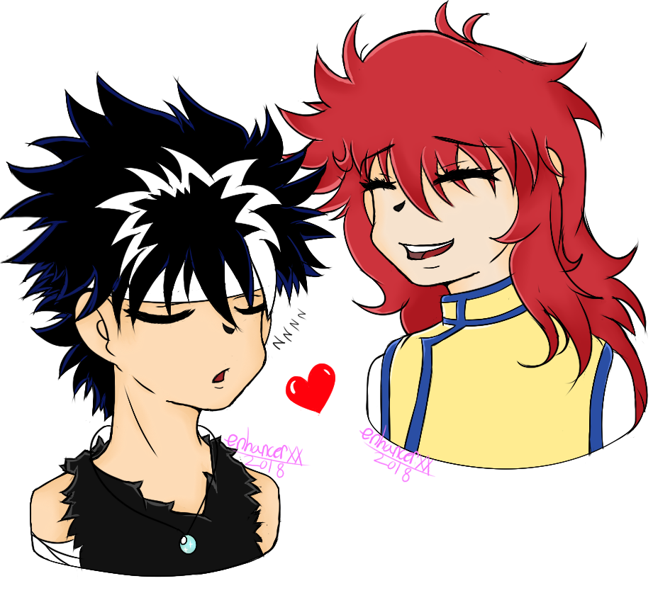 Yu Yu Hakusho - Kurama and Hiei by h-kaix on @DeviantArt