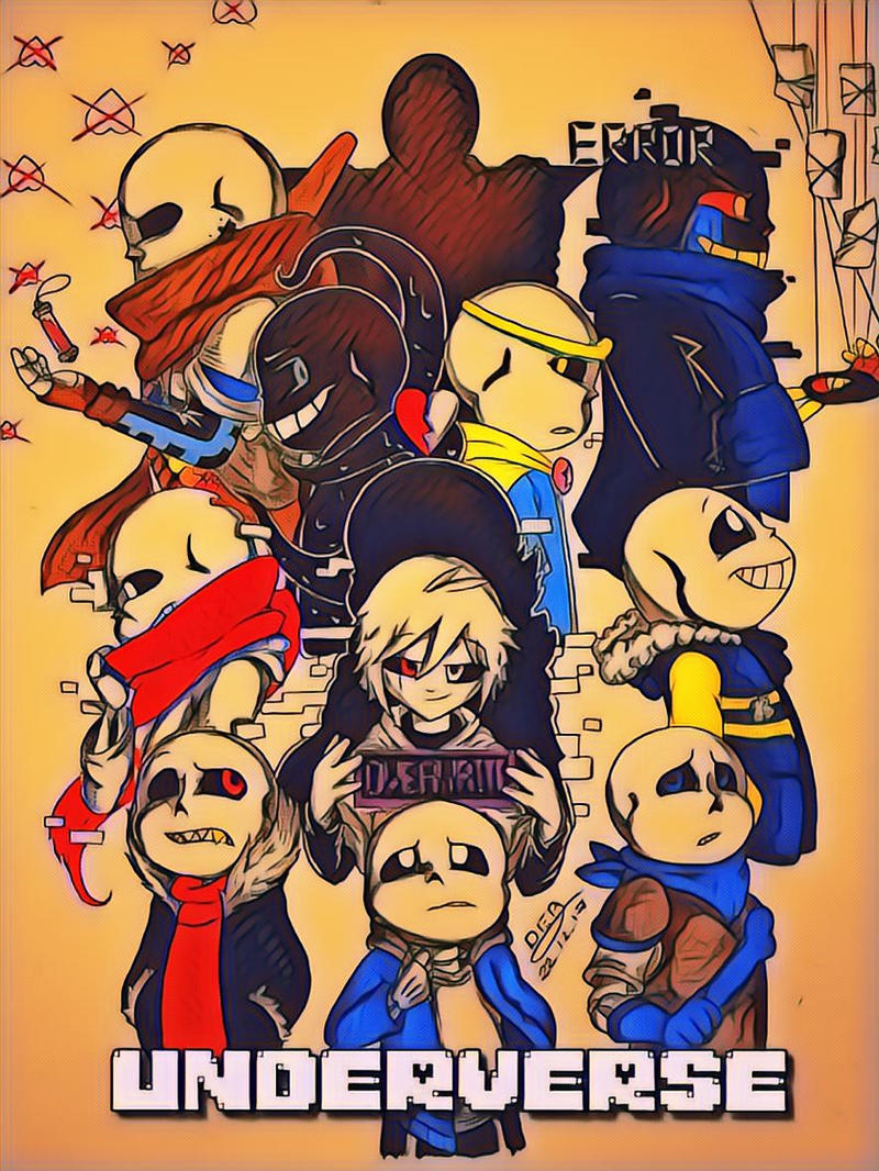 Undervers Poster Underverse Poster Redraw by Debxy on DeviantArt