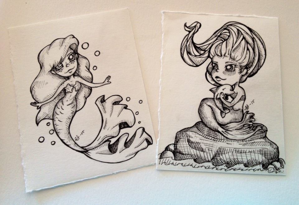 Mermaid Cards