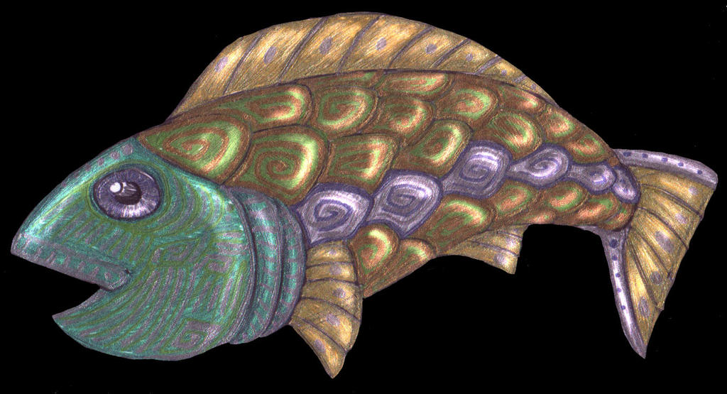 Metallic Fish by StellaDraco on DeviantArt