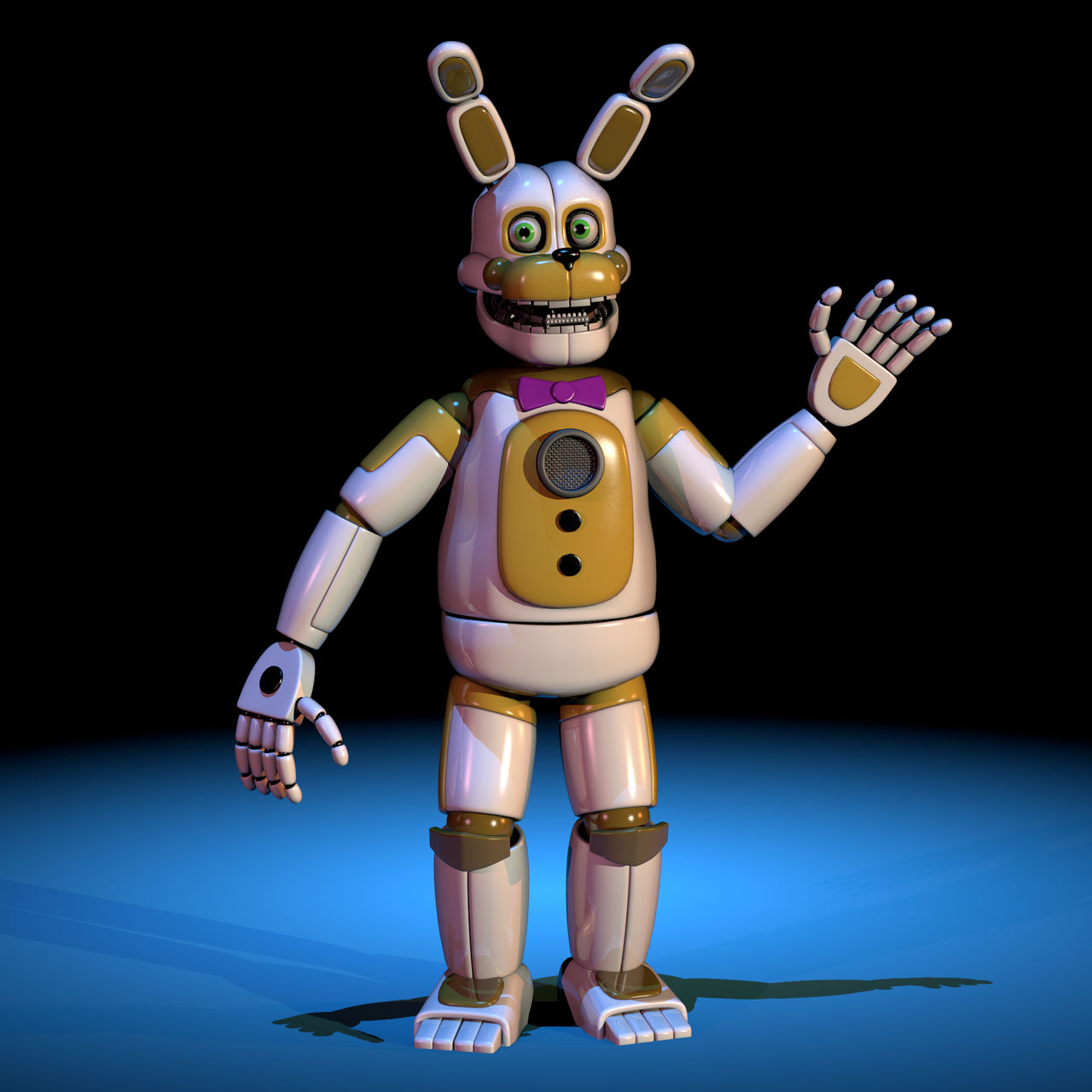 Springbonnie Shushing Funtime Springbonnie by ToxyTheFox0 on DeviantArt