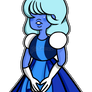 Sapphire with short hair