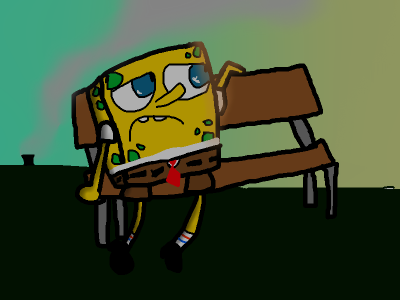 ArtStation - SAD SAD Spongebob!