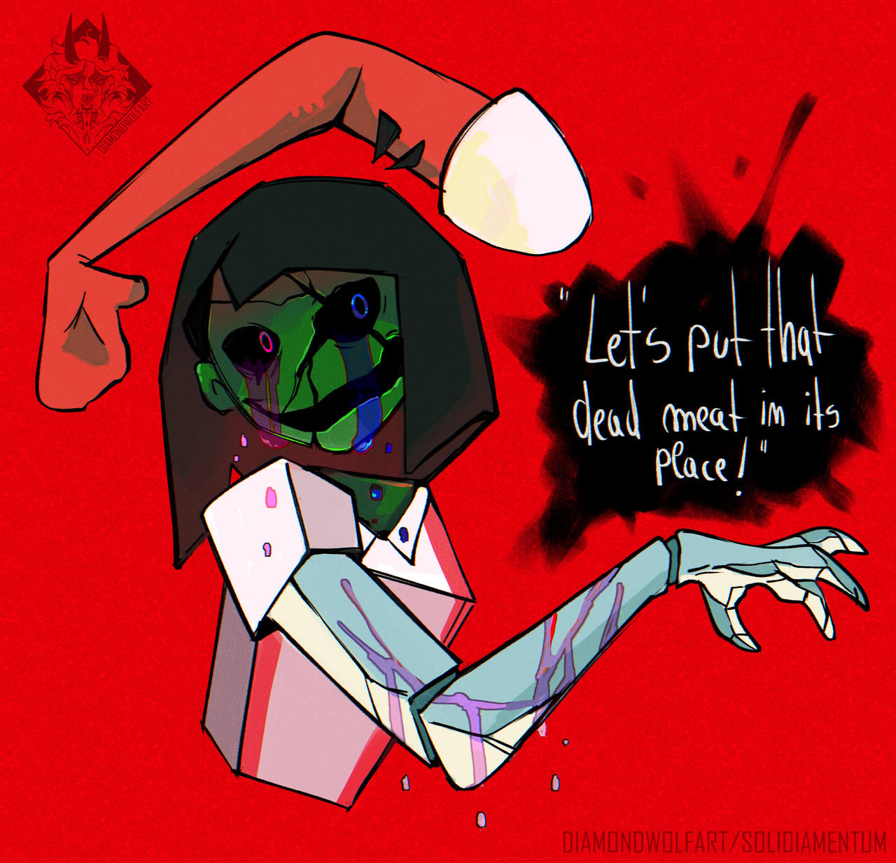 Ena Falling Rocks Ena Fanart by DiamondwolfArt on DeviantArt