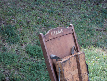 Deck Chair and Life Vest from R.M.S. Titanic