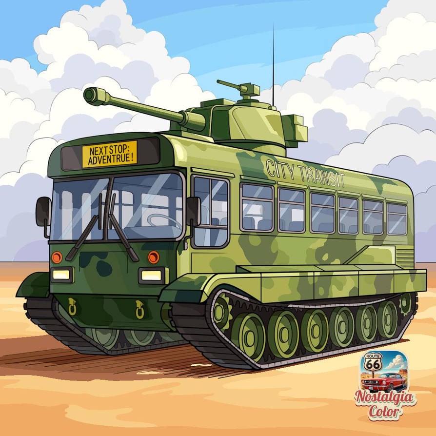Tank Bus Rukh Military Bus Tank by TJ969 on DeviantArt