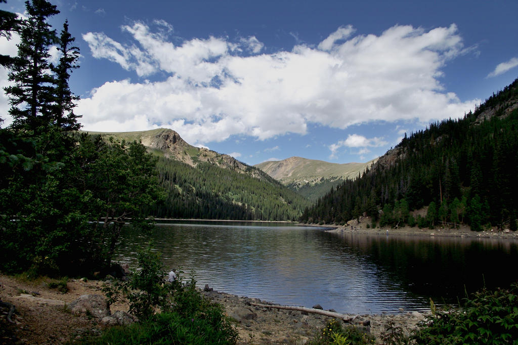 serial-lake in the mountains of Colorado 1