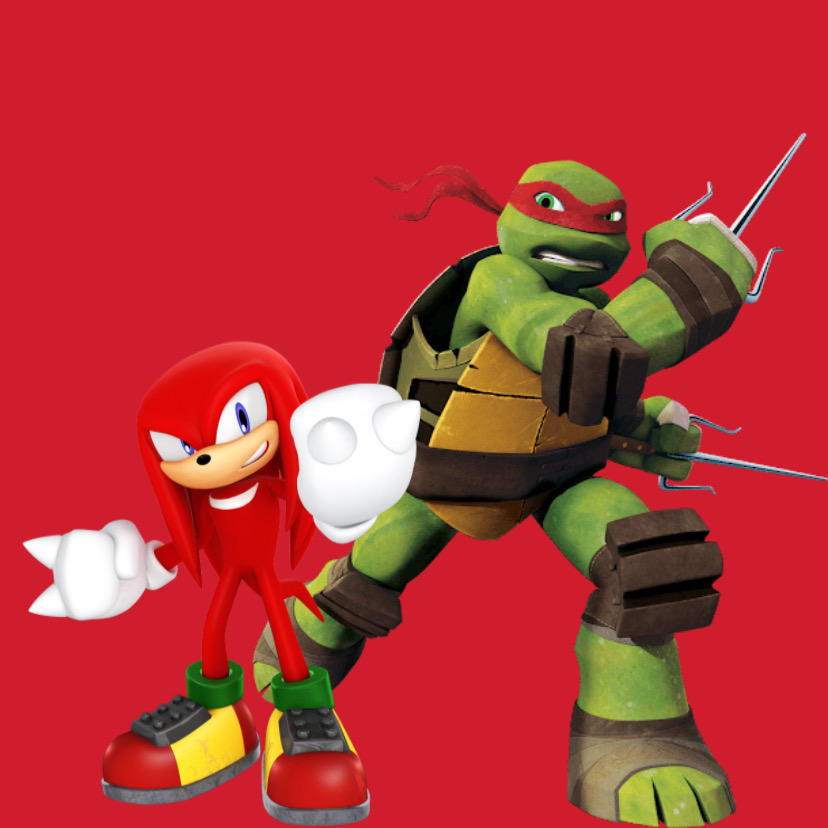 Knuckles Vs Raphael Knuckles and Raphael: The Red Tough Hotheads by KendlBoettcher on ...