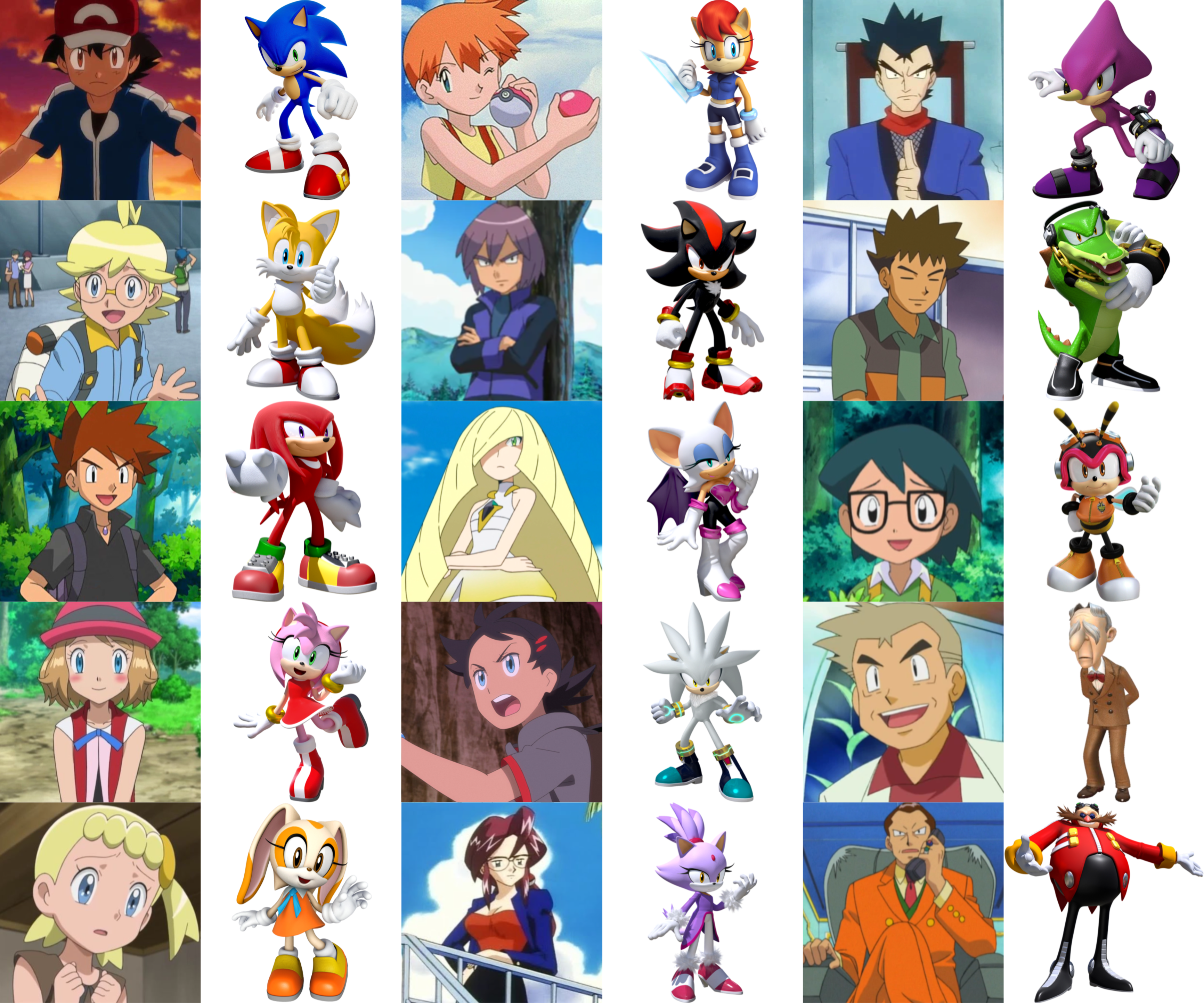 If sonic characters had Pokémon types : r/SonicTheHedgehog