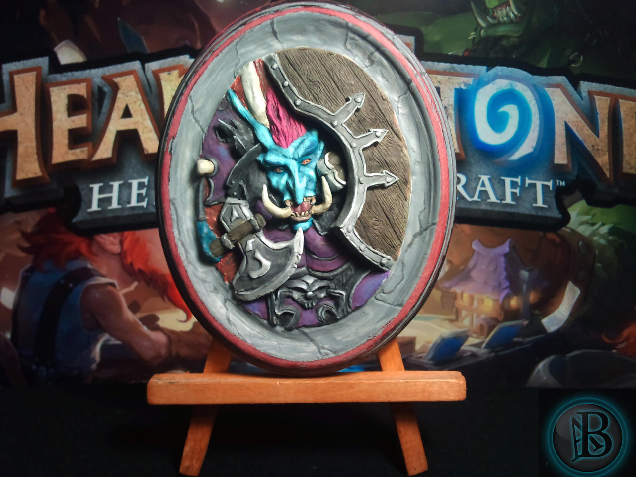 HEARTHSTONE 3D CARD SCULPTURE/PICTURE