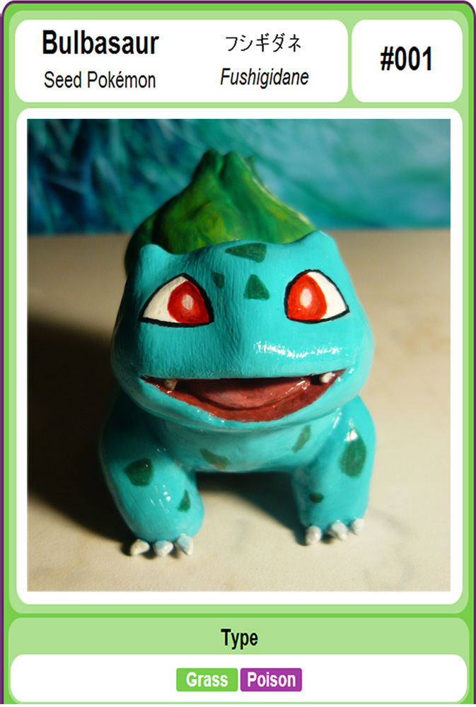 Pokemon Bulbasaur sculpture