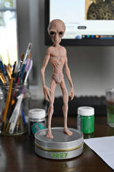 Hyper Realistic Grey Alien