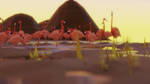 shhhhht or the low Poly Flamingos will fly away by ToxicTuba