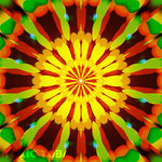 Colorful flowrish Kaleidoscope by ToxicTuba