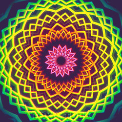 Kaleidoscope Animation Colorful ZigZag