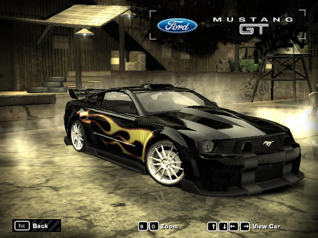 NFS Most Wanted - Razor's Ford Mustang recreation by metro911 on DeviantArt