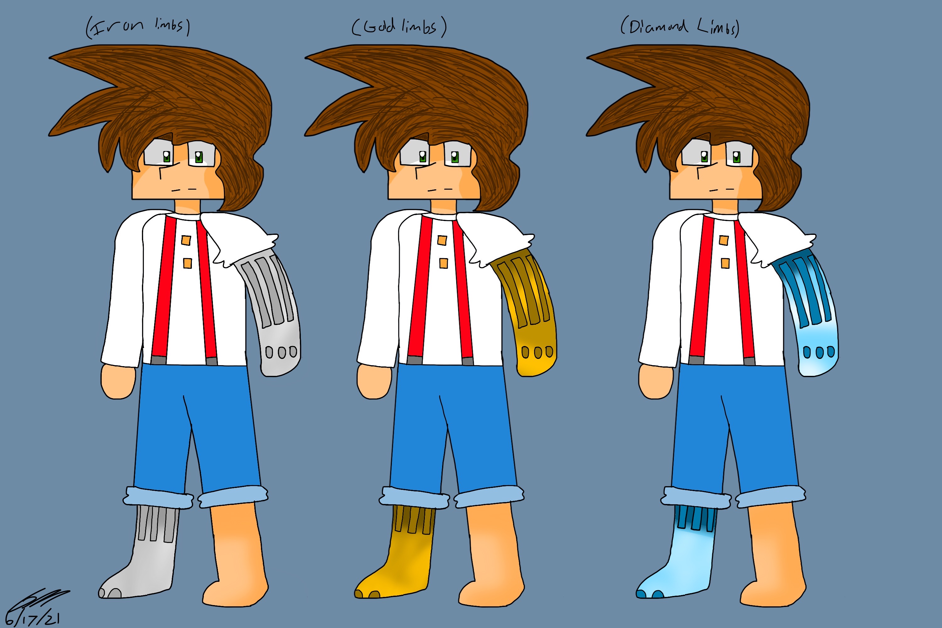 Fullmetal Heart: Limb variations (1/3)