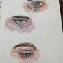 Watercolor eye study