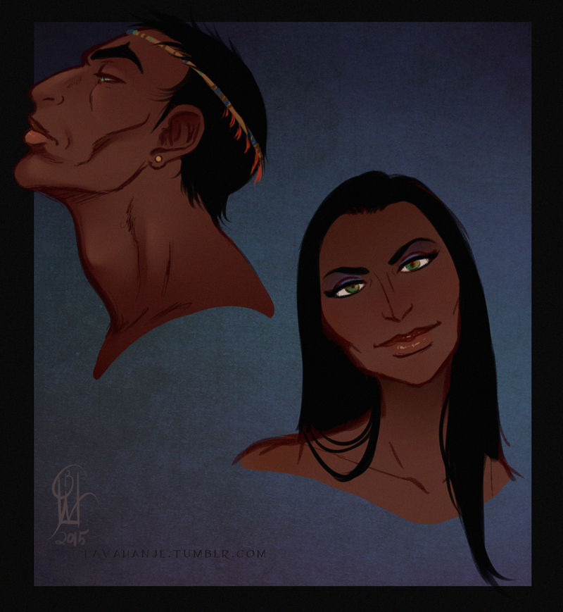 Ayenke and Liloe by Lavahanje on DeviantArt