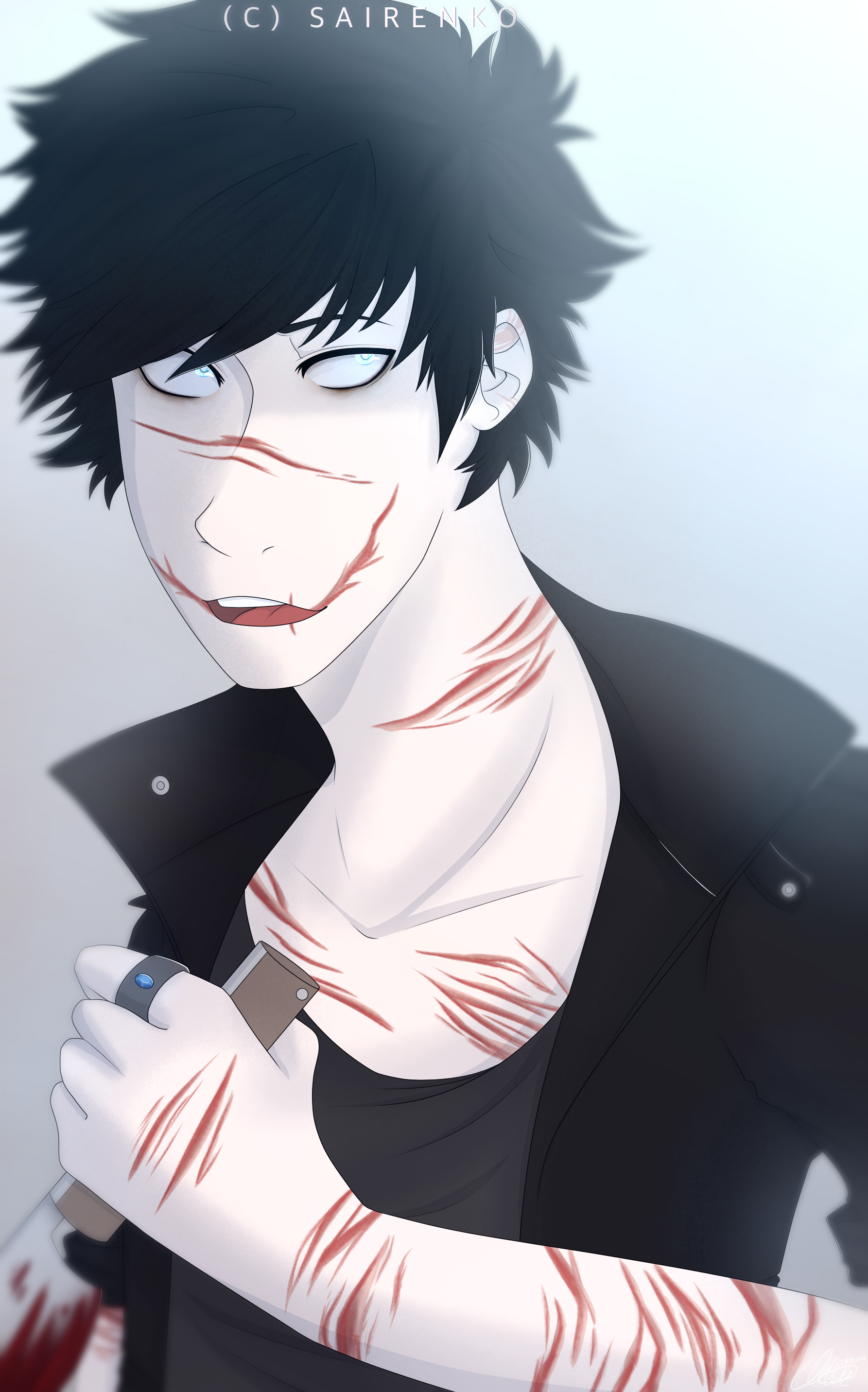 Jeff the Killer Fanart + Speedpaint by ShimmerPop on deviantART