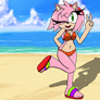 Modern Amy Rose at the Beach