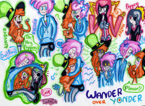 WANDER OVER YONDER human and genderbender version