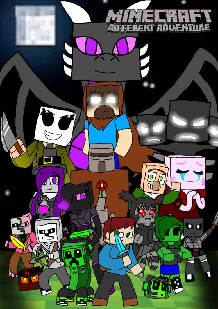 Minecraft different adventure poster by trevormoonwolf on DeviantArt