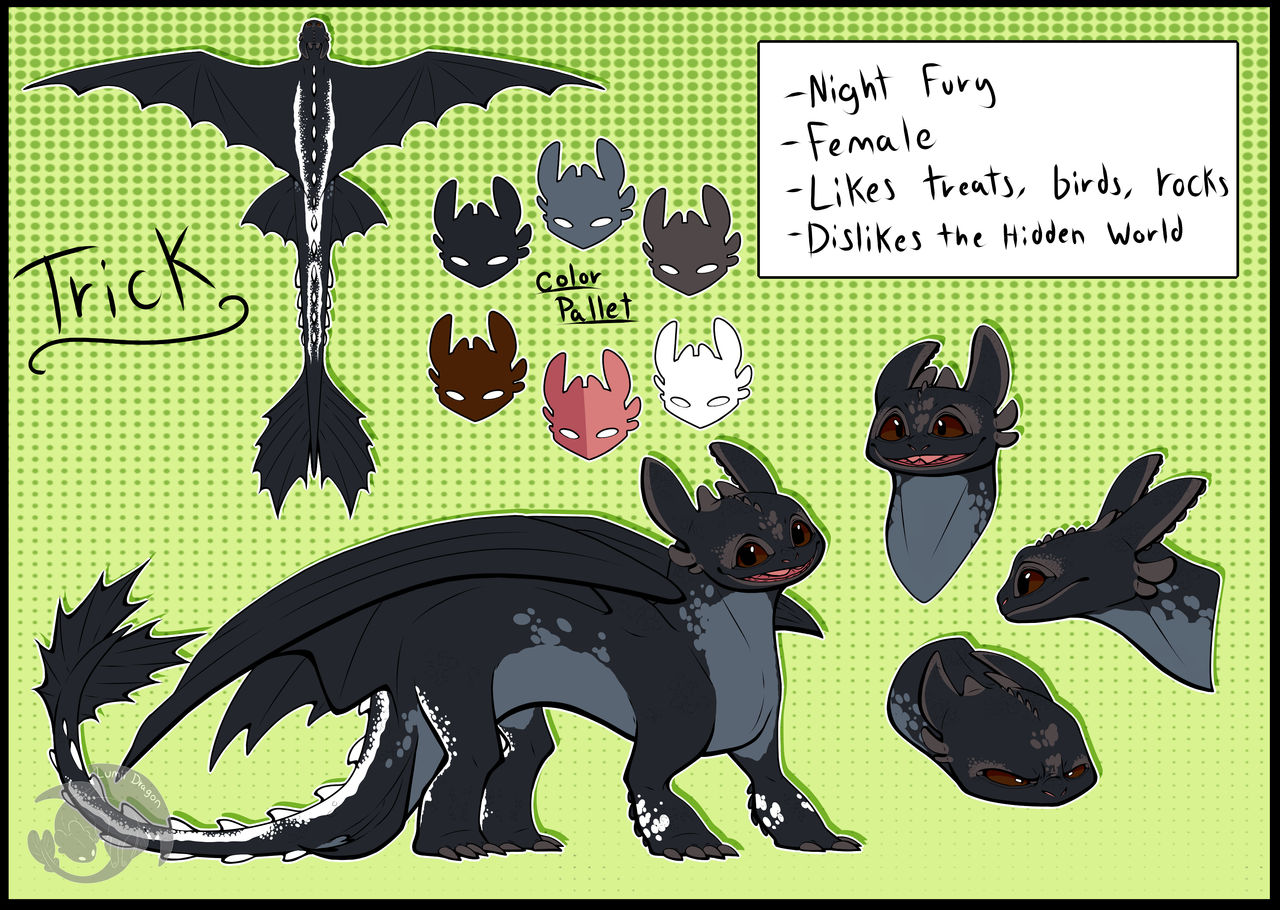 Grumpy Night Fury Gift: Trick The Night Fury by LumiiDragon on DeviantArt