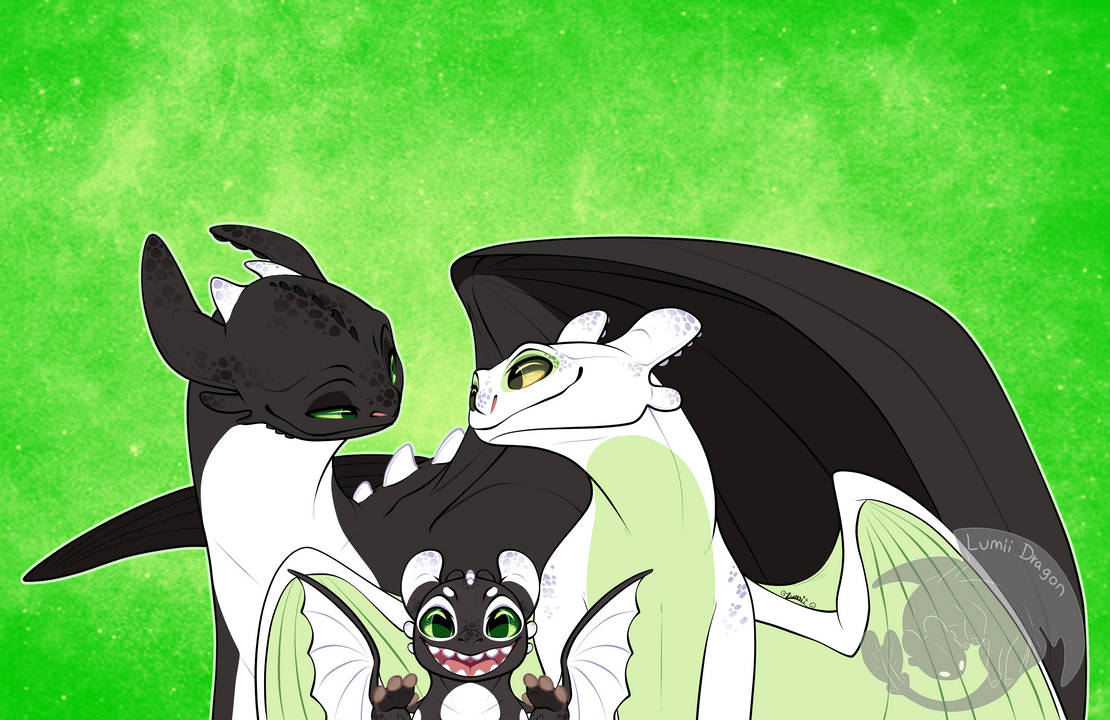 HTTYD Redraw: Ruffrunner Family Photo by LumiiDragon on DeviantArt
