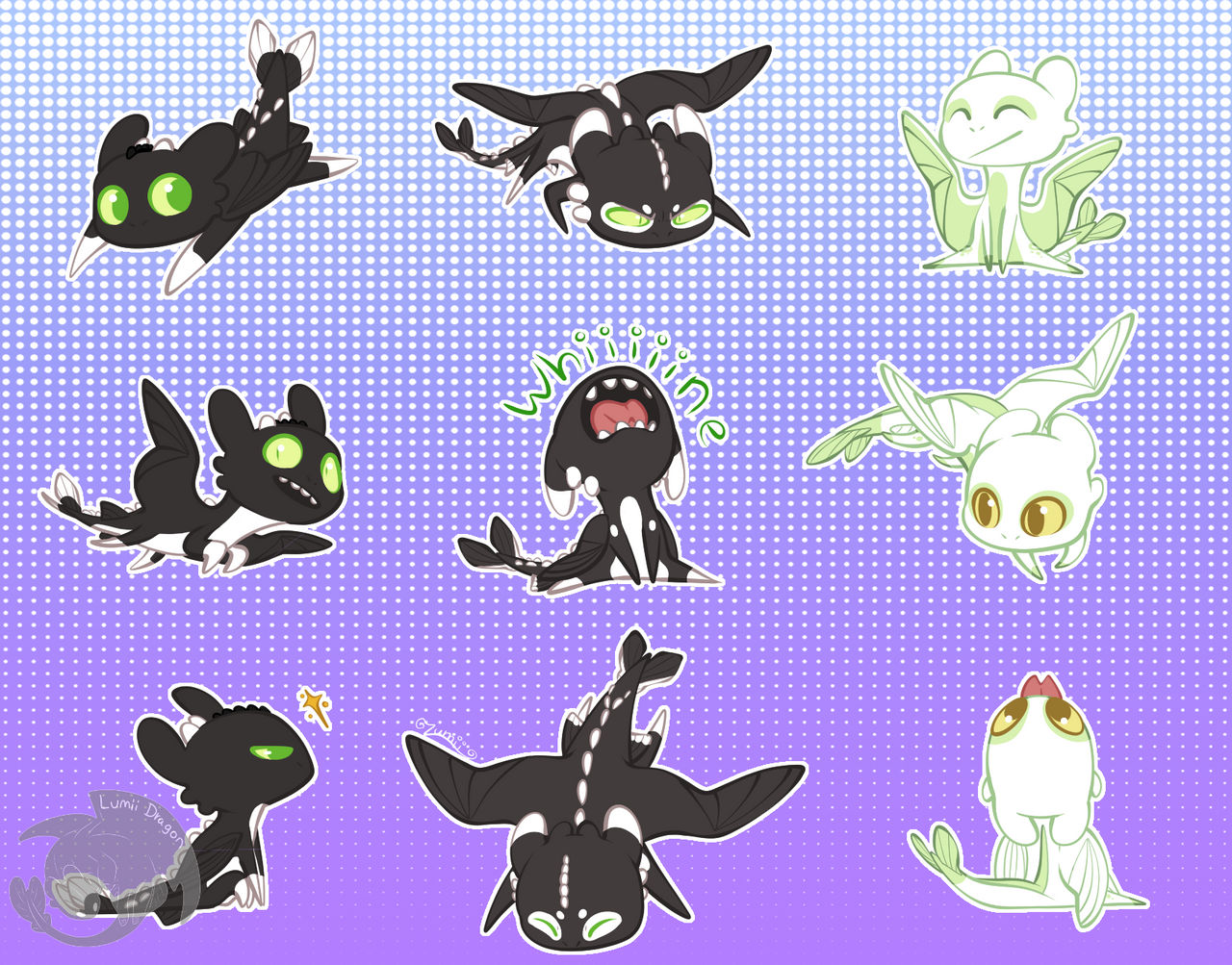 Ruffrunner Family HTTYD: Ruffrunner Family Smudges by LumiiDragon on DeviantArt