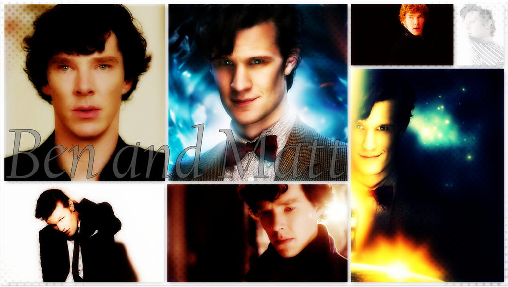 Benedict Cumberbatch and Matt Smith Wallpaper