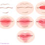 The lesson lips draw sai