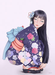 Hinata Hyuga kimono