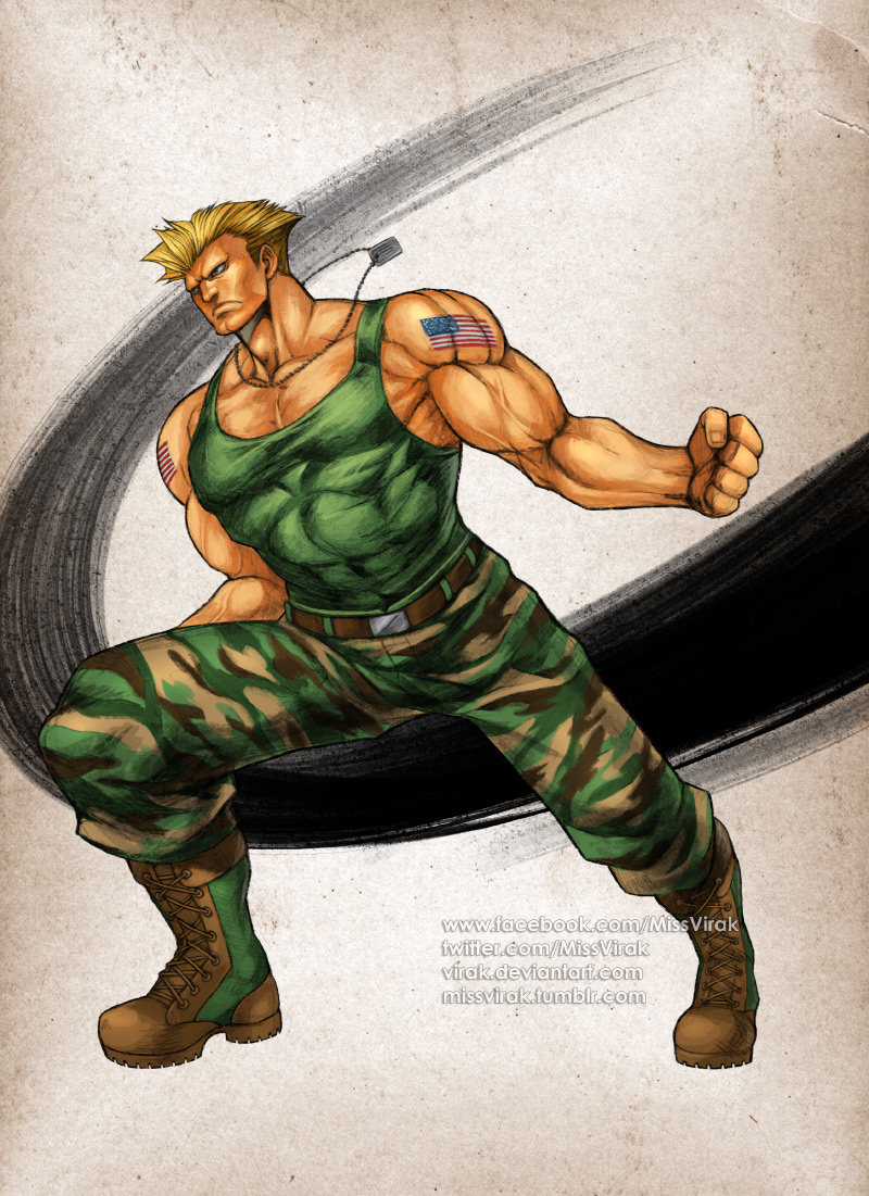 Guile  Guile street fighter, Street fighter, Street fighter art