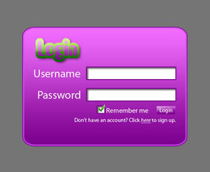 Login box 001