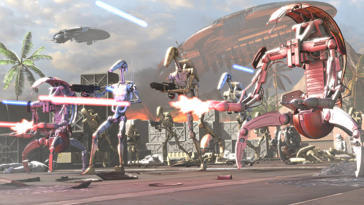 Exploding Dradedroid Destroyer Droids by InvestigatorSedra on DeviantArt