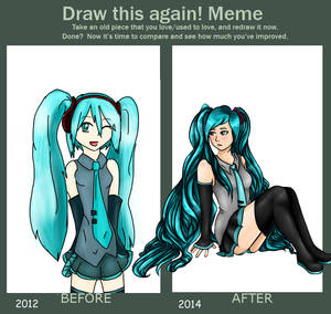 Miku before and after