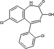 Lorazepam -Molecular Structure [Comm]