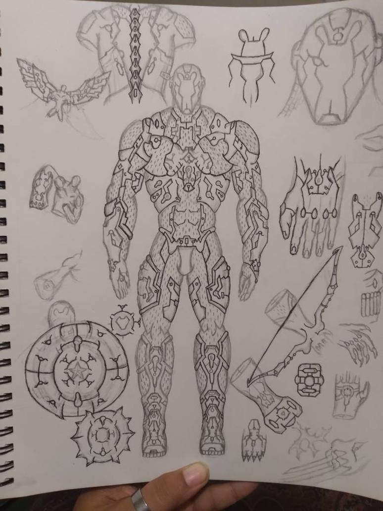 Ultra Adaptoid (Base Form) : work in progress by Dread23 on DeviantArt