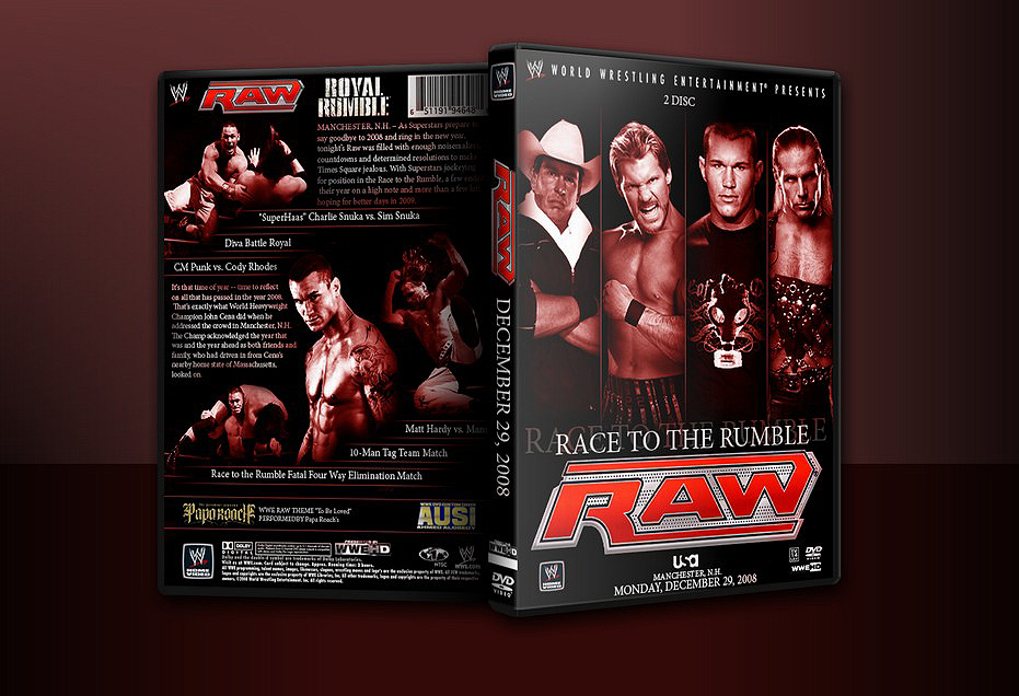 Wwe Raw Dvd Cover Dec 29 08 V2 By Ausixfox On Deviantart Wwe Raw Dvd Cover Dec 29 08 V2 By Ausixfox On Deviantart