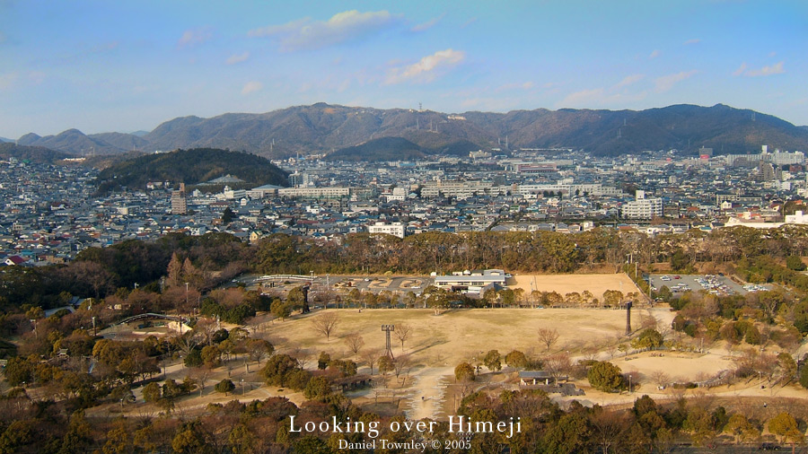 looking over Himeji